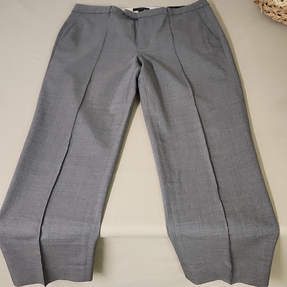 J. Crew Classic Gray Wool Trousers Sz 4